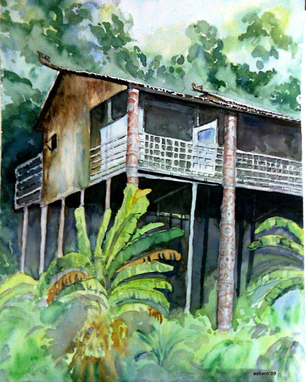 Treehouse in Sarawak